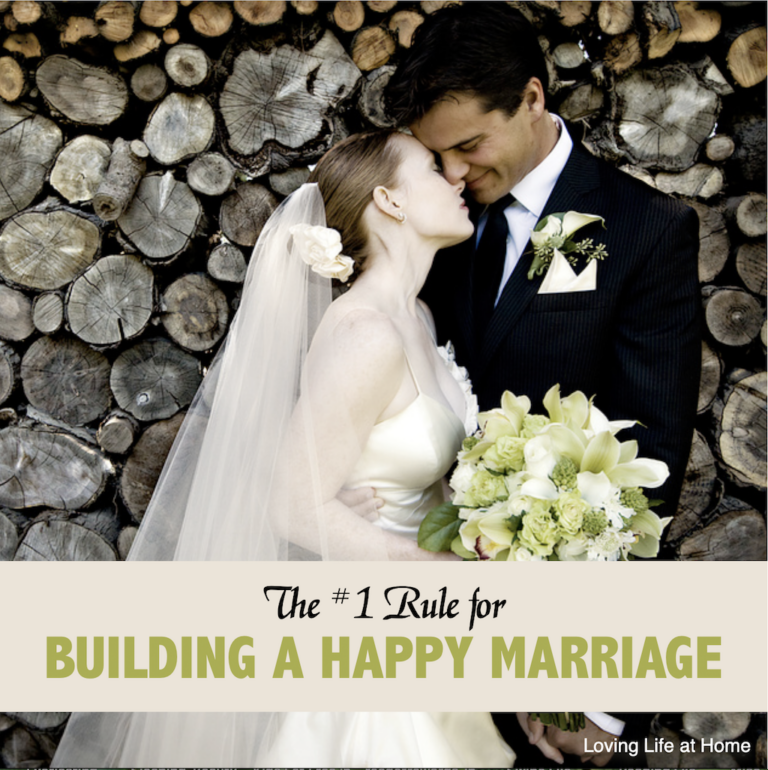 The #1 Rule for Building a Happy Marriage