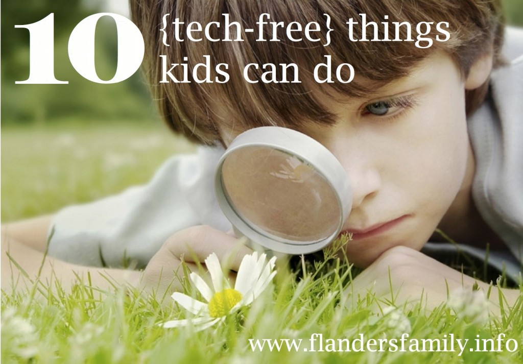 Tech-Free Things Kids Can Do