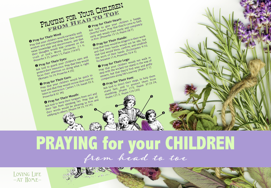 Head-to-Toe Prayer for Children