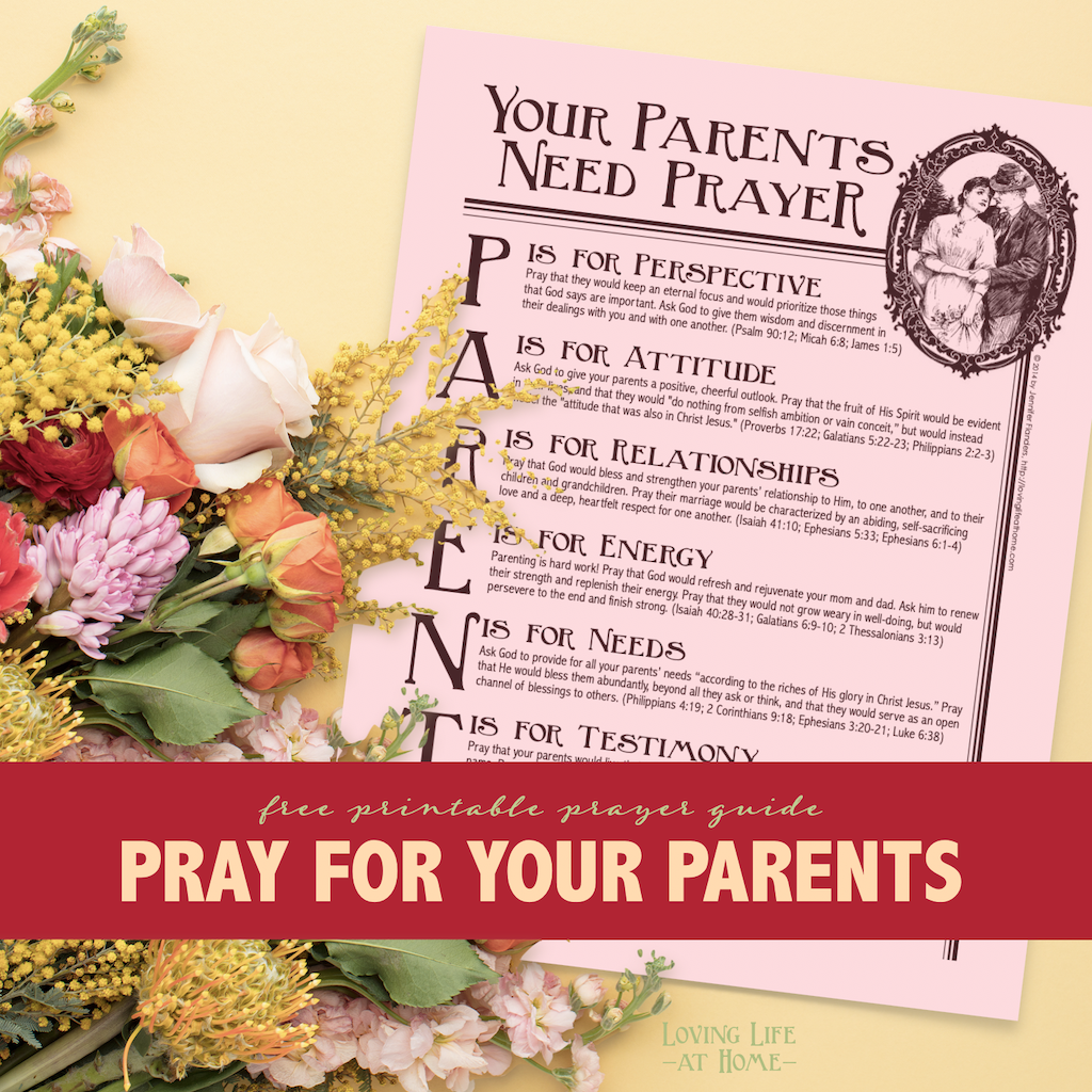 Pray for Your Parents