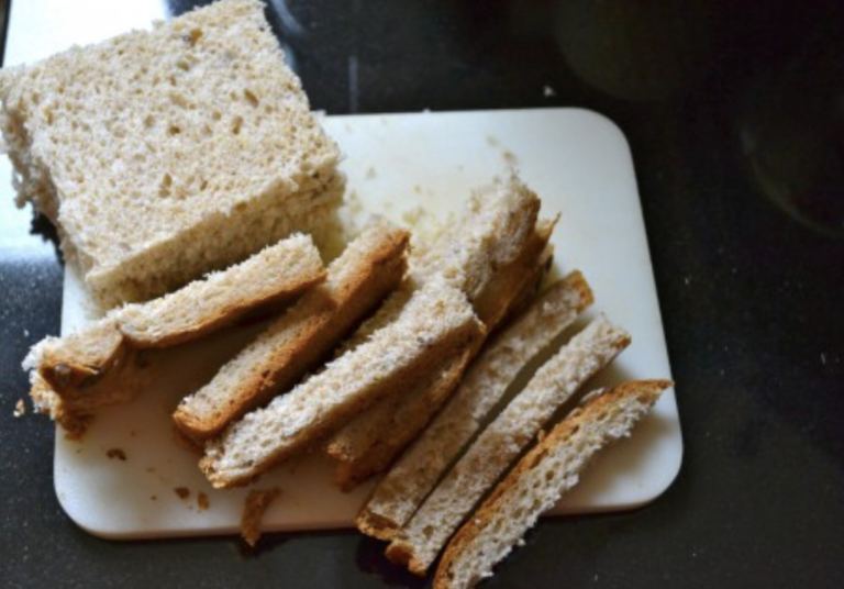bread crusts - don't waste them!