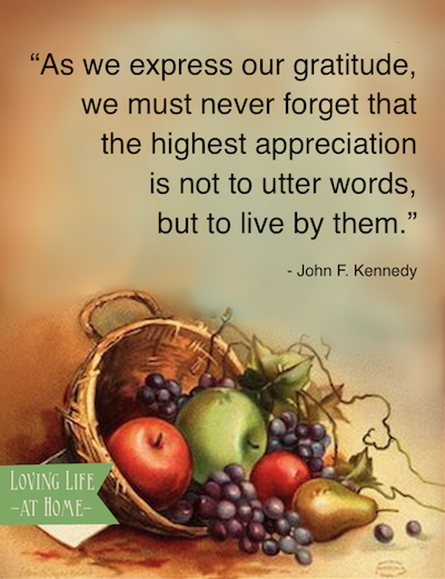 "... never forget that the highest appreciation is not to utter words, but to live by them." - JFK