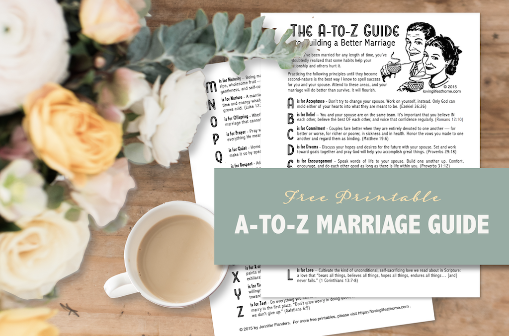 A-to-Z Marriage Guide