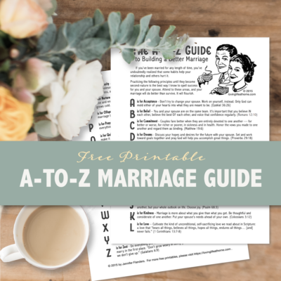 The A-to-Z Guide to Building a Better Marriage