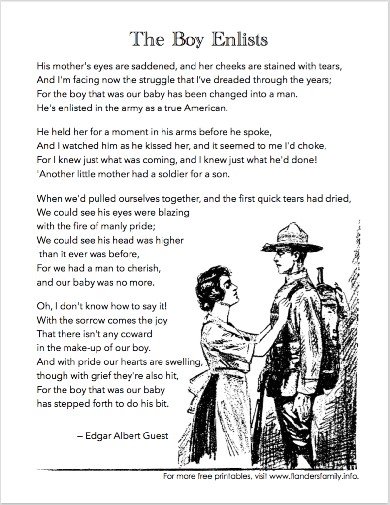 military husband poems