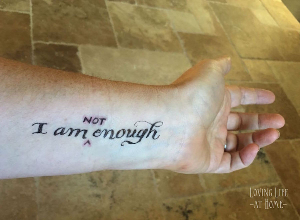 I am NOT enough... and why it's liberating to admit it