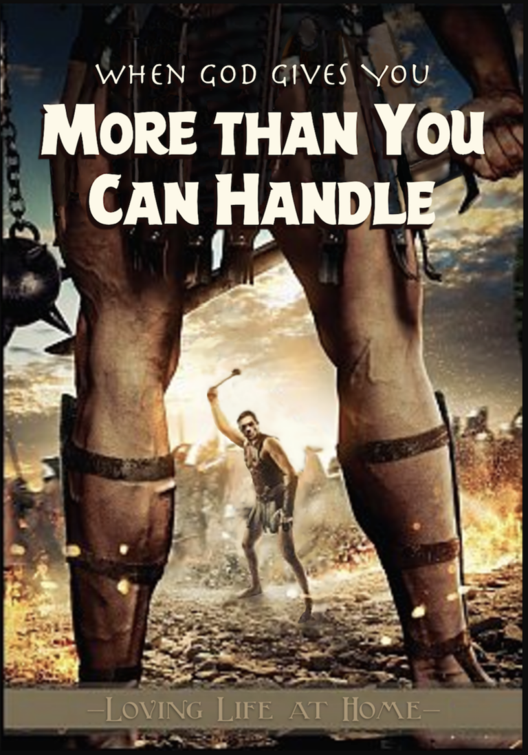 When God Gives Us More than We Can Handle Loving Life at Home