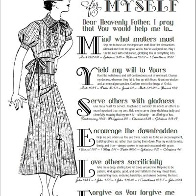Praying Boldly for Myself (Free Printable Prayer Guide)