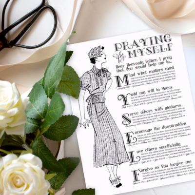 Praying Boldly for Myself (Free Printable)