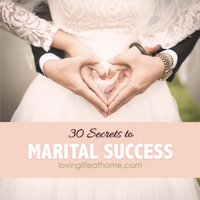 Secrets to Marital Success: 30 Lessons in 30 Years