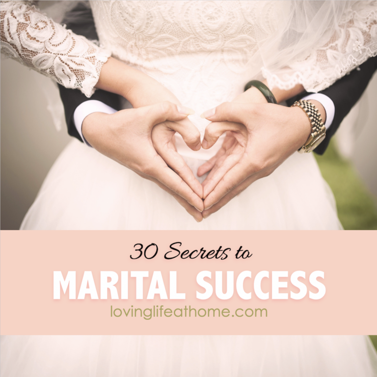 30 Secrets of Marital Success