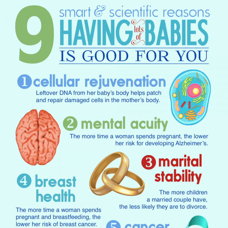 9 Smart & Scientific Reasons Having Babies is Good for You