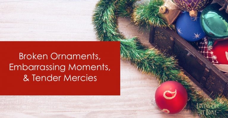 Broken Ornaments & Embarrassing Moments