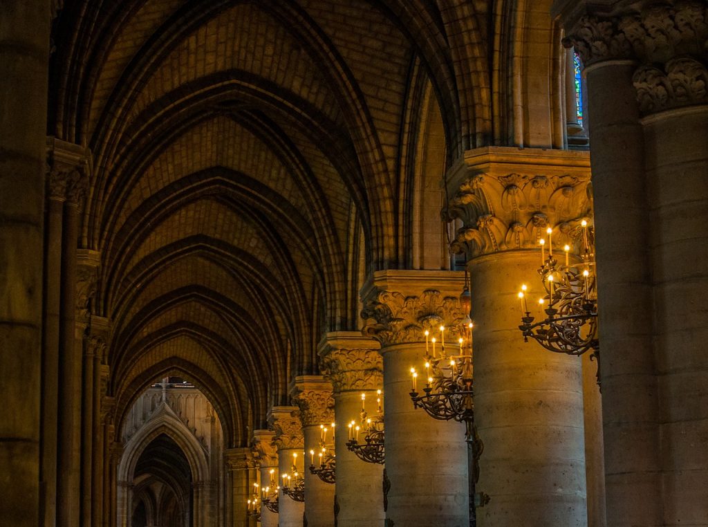 Notre Dame Cathedral in Paris, France