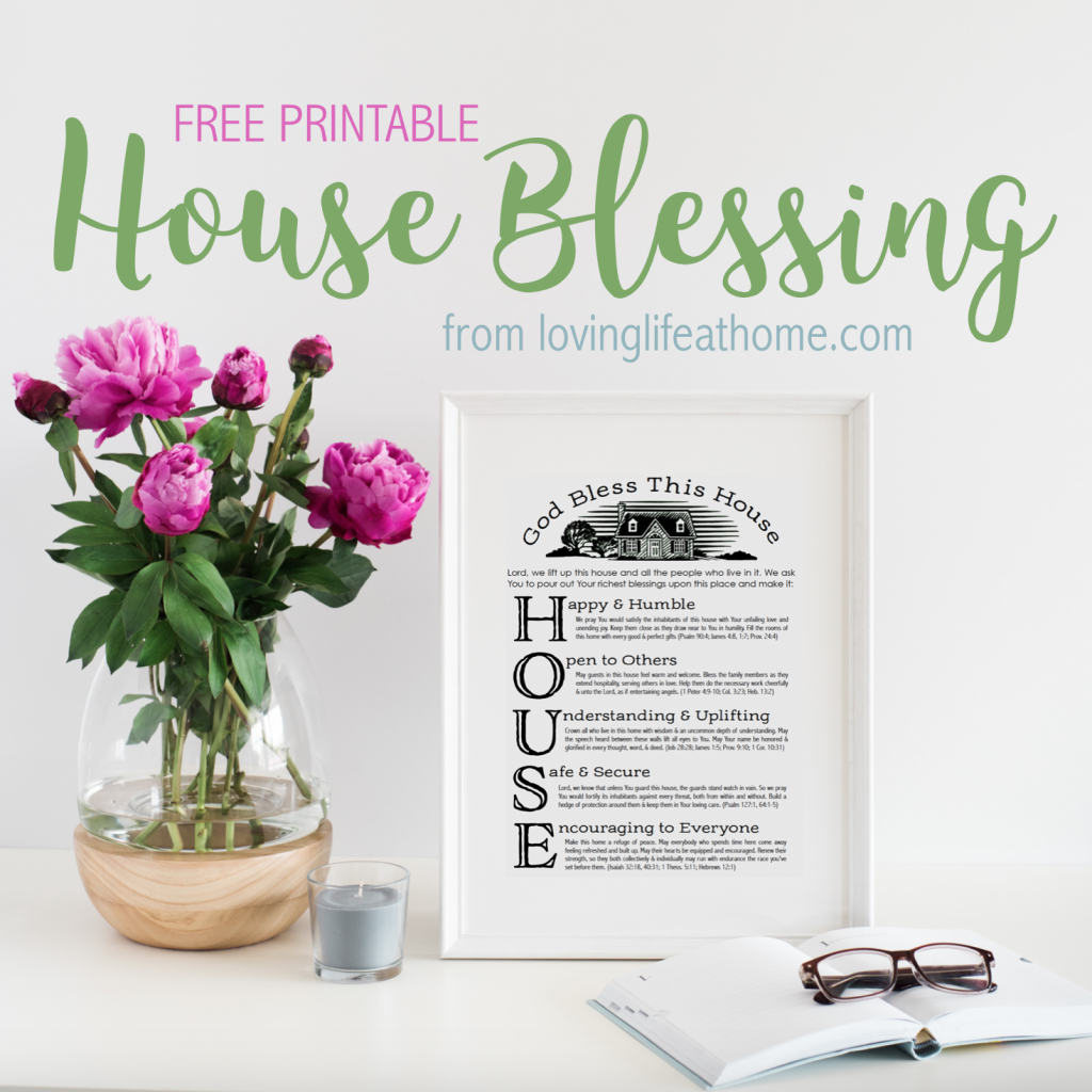 A House Blessing (Free Printable) – VNSALVATION