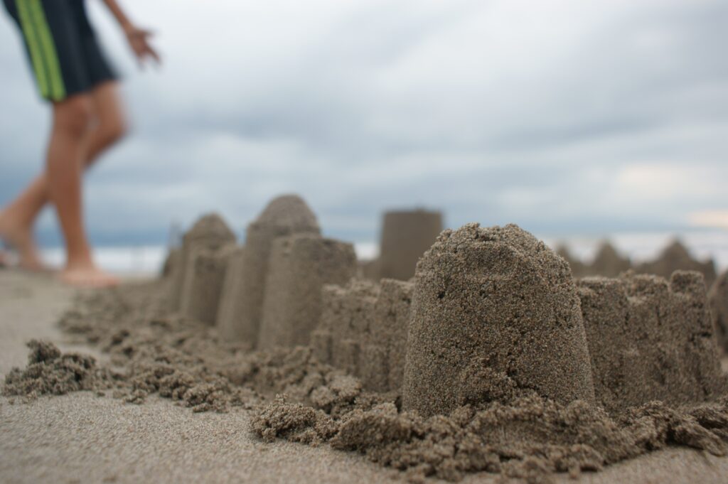 Sand castles on the beach - Are you succeeding at things that matter?