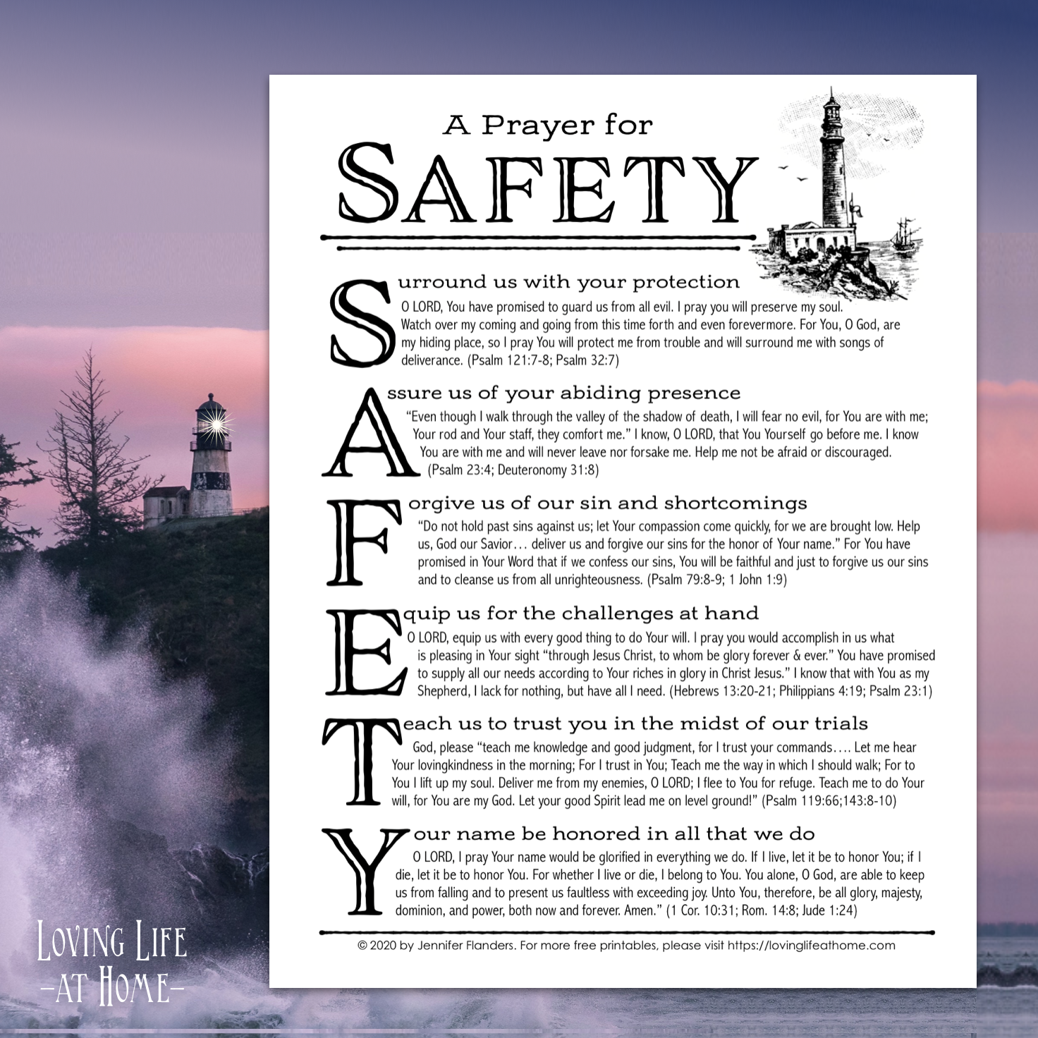 Prayer for Safety in the Midst of Danger