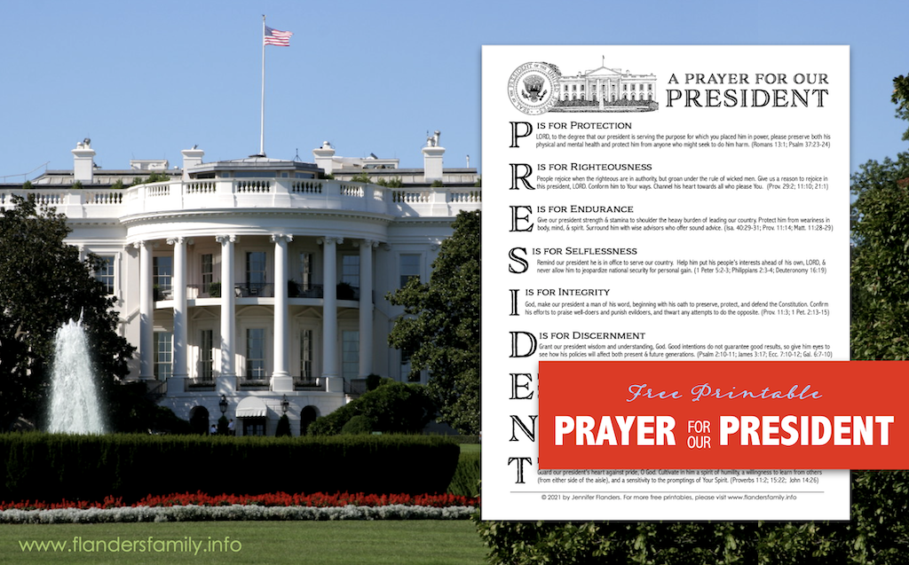 A Prayer for Our President