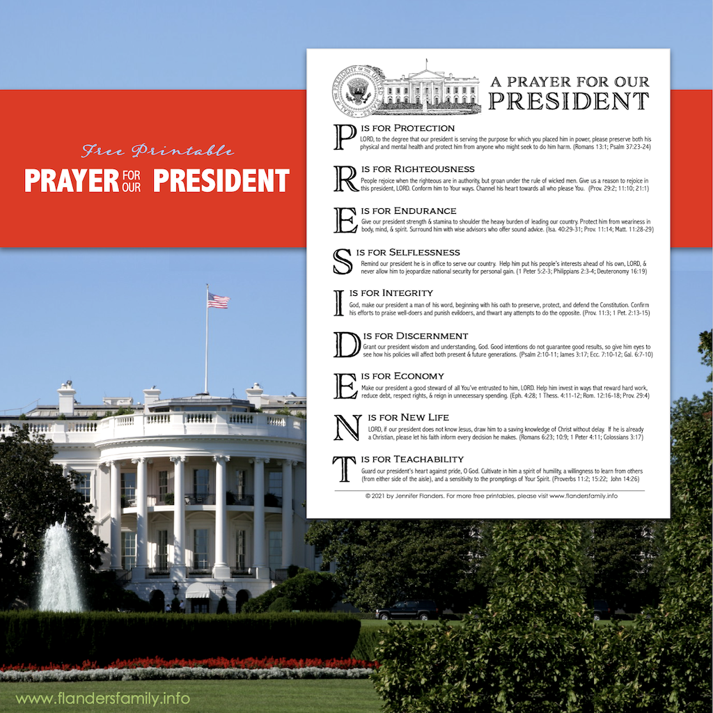 A Prayer for Our President