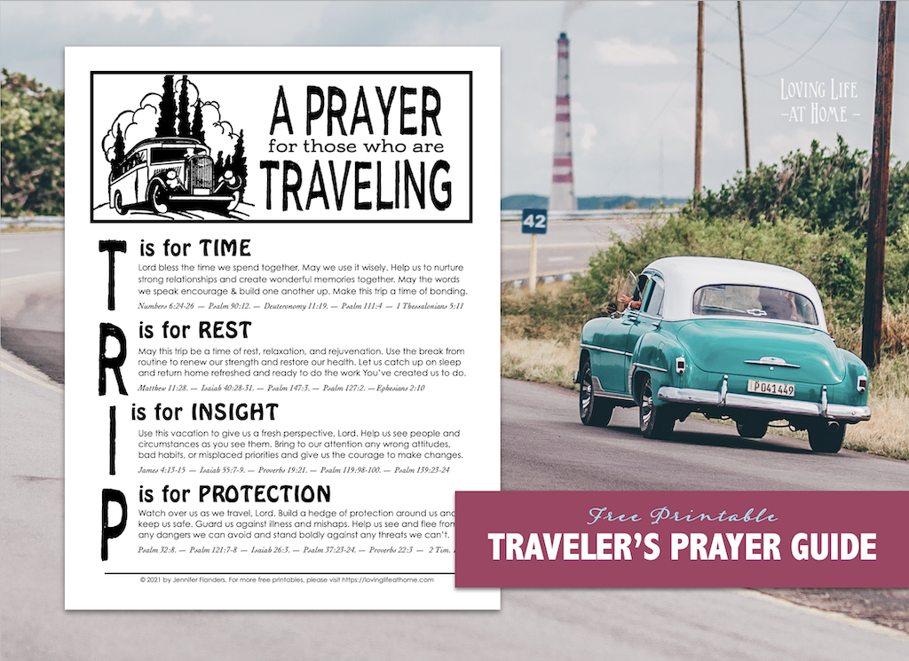 trip prayer guide