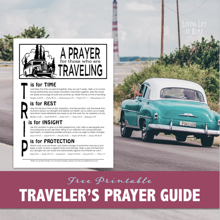 A Prayer for the Traveler