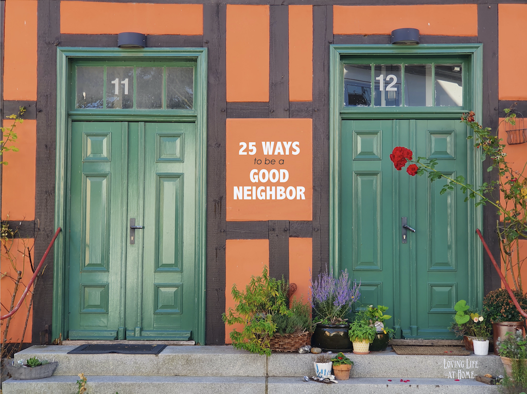 25 Ways to be a Good Neighbor