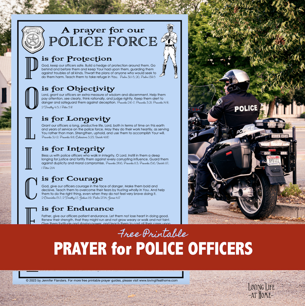 police officers prayer