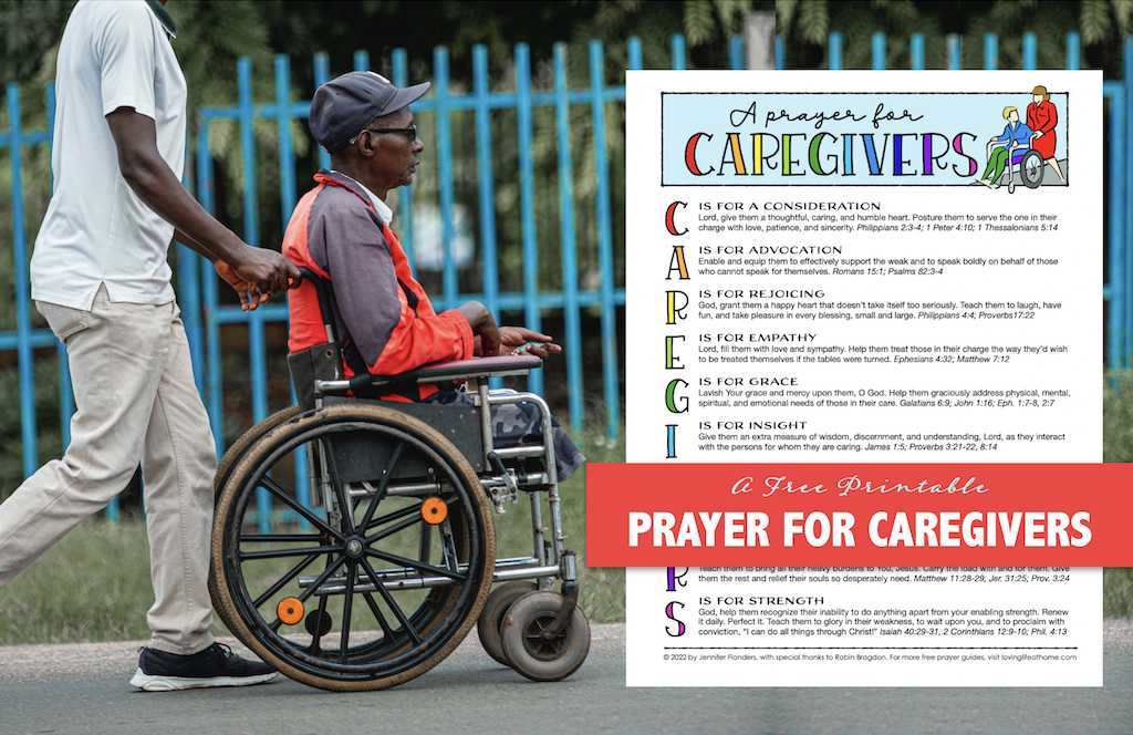 Prayer for Caregivers 