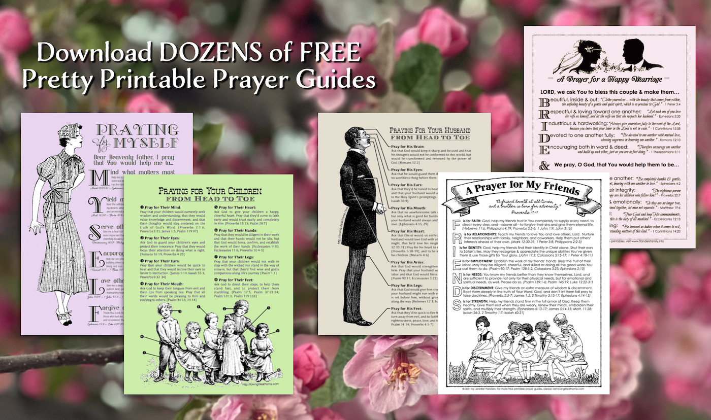 Free Printable Prayer Guides