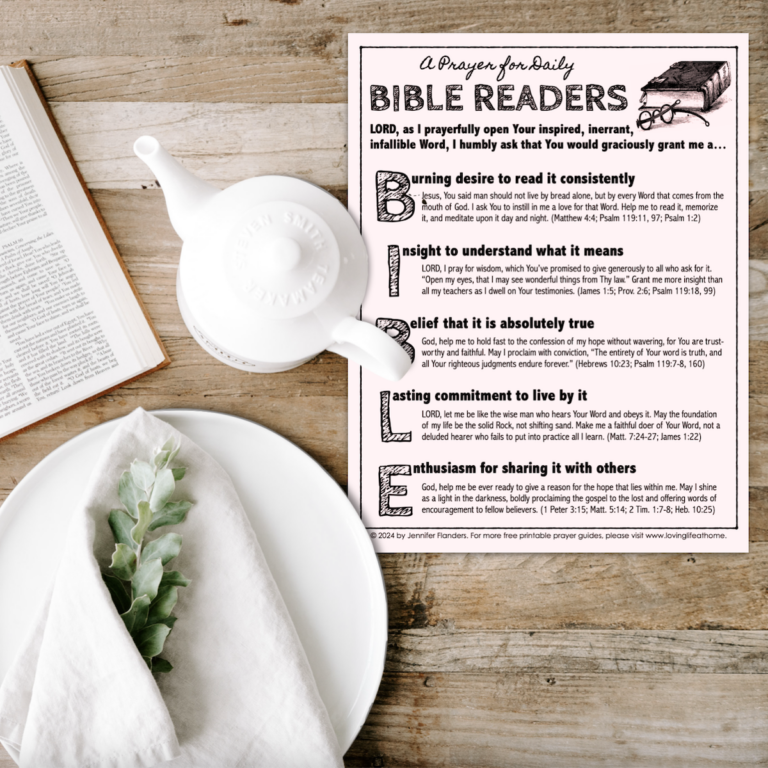 Prayer for Bible Readers