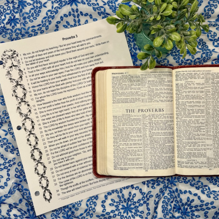 Memorize Proverbs 3 with Me