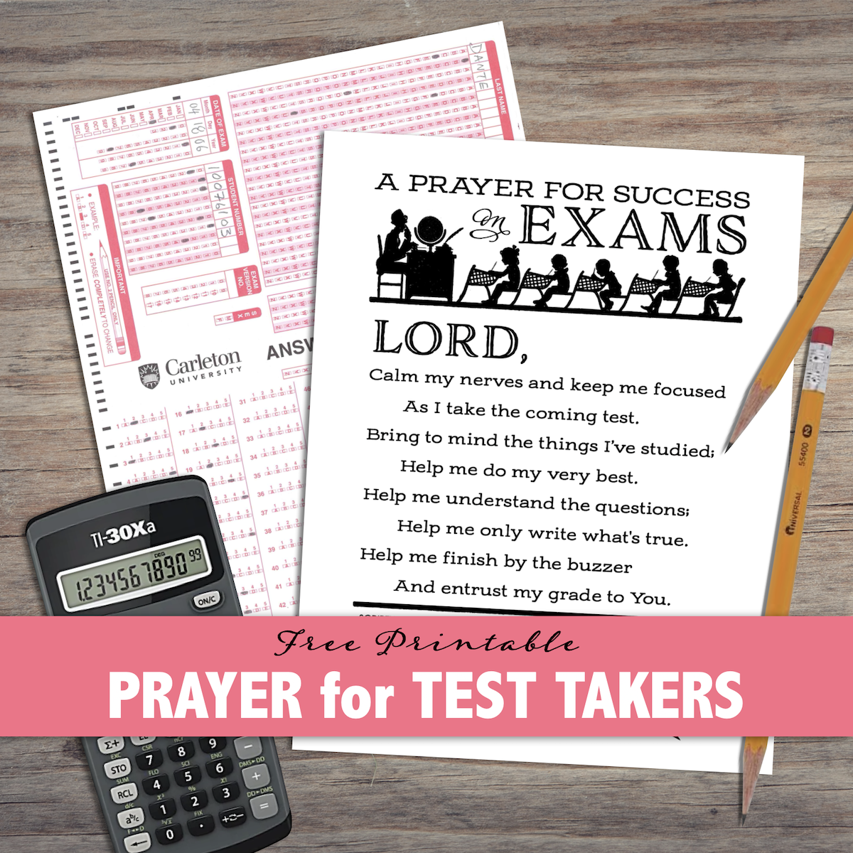 Prayer for Success on Exams
