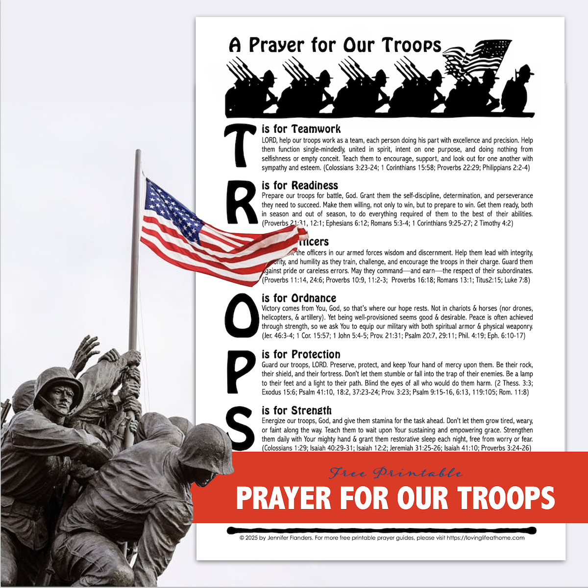 A Prayer for Our Troops