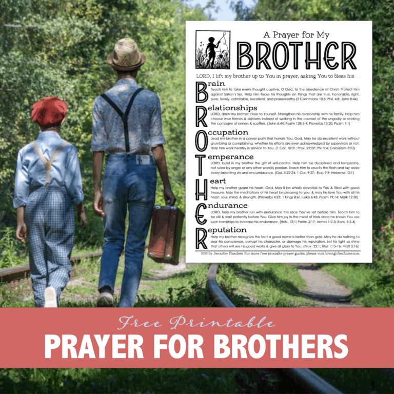 Prayer for Brothers